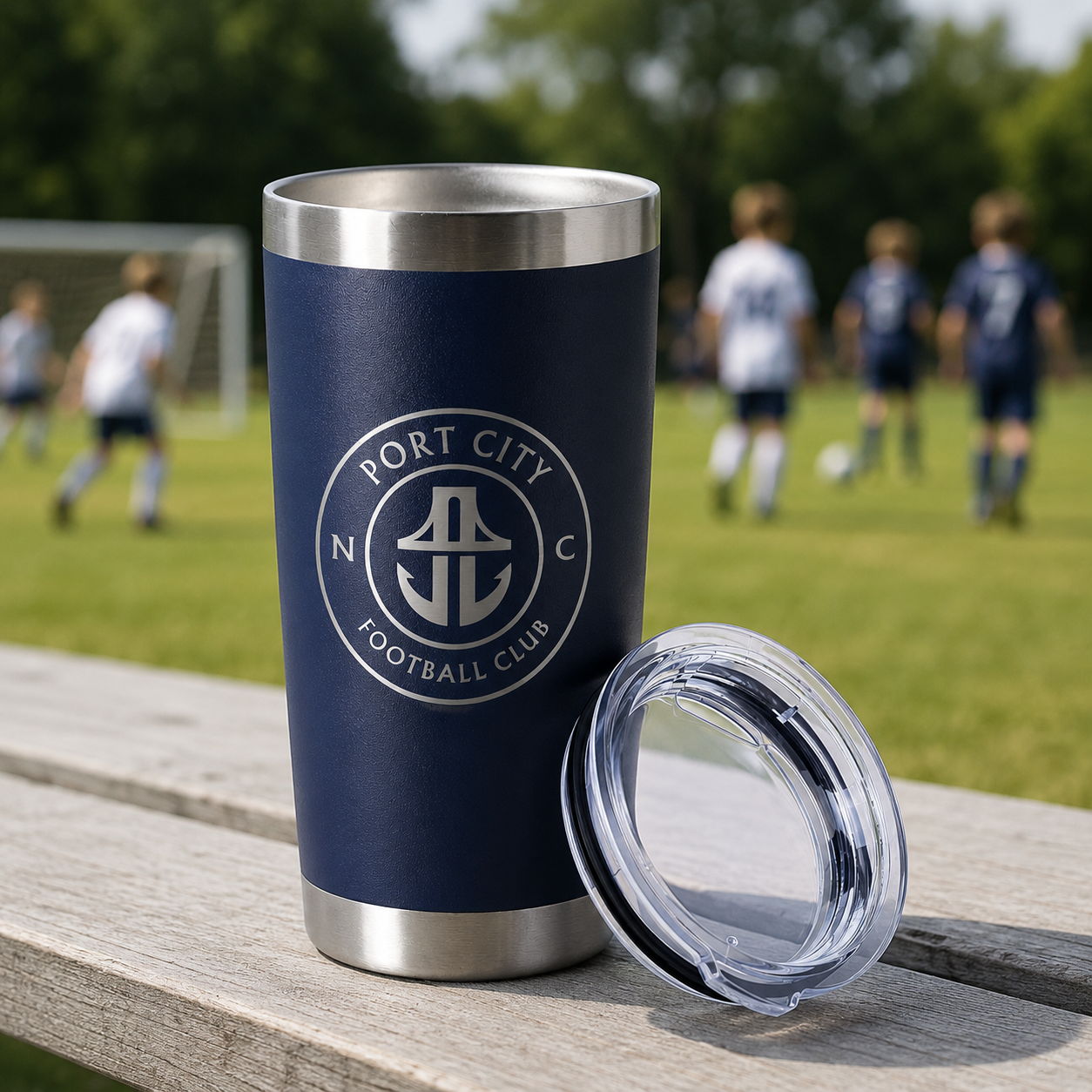 Engraved 20oz Stainless Steel Tumbler with Handle – Vacuum Insulated Travel Mug