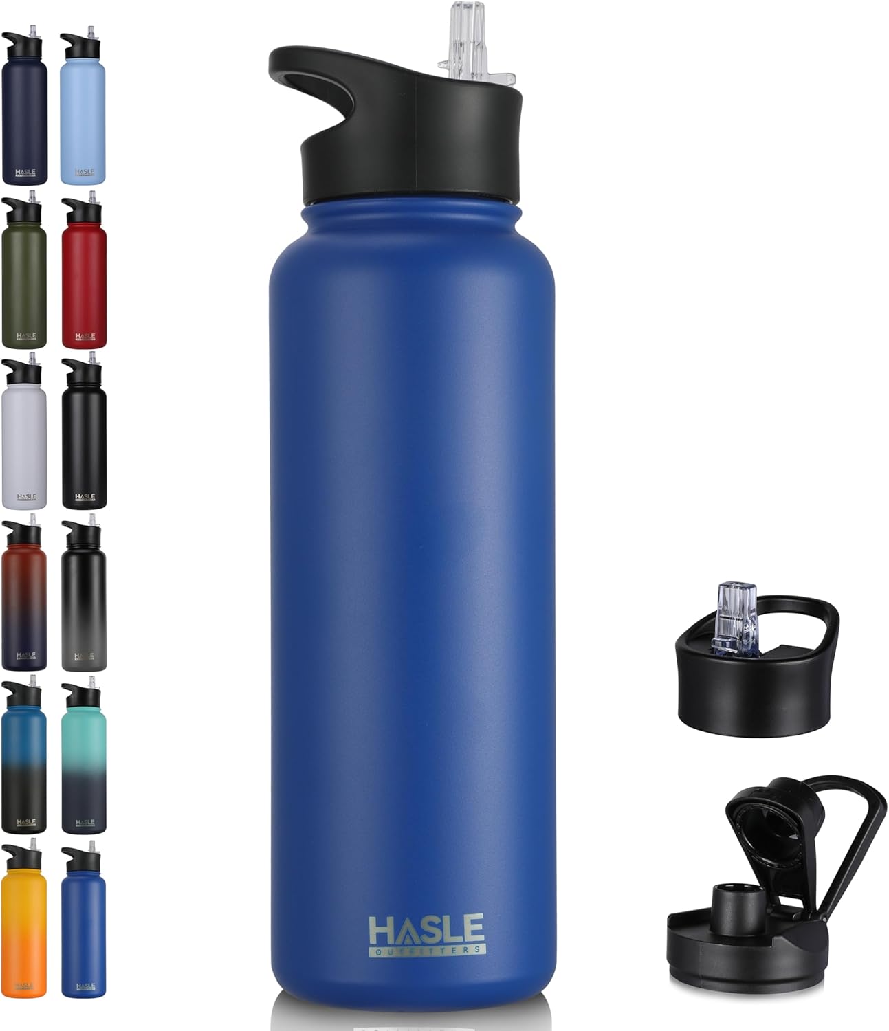 Engraved Insulated Water Bottle | 22oz-64oz Stainless Steel with Straw & Spout Lid