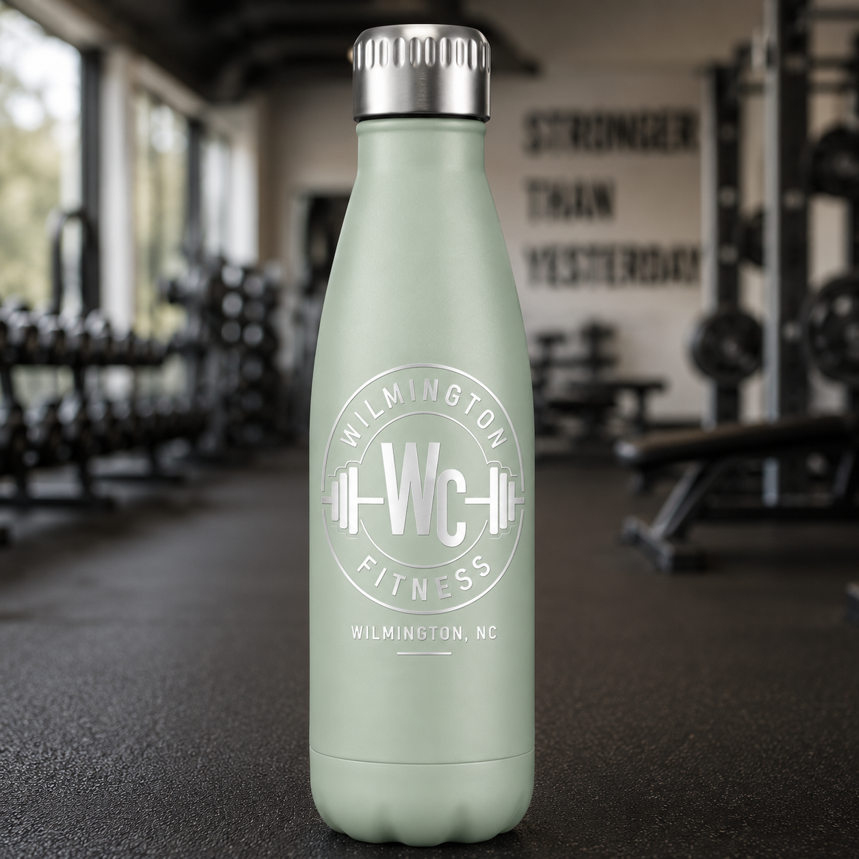 Engraved 17oz Stainless Steel Water Bottle – Vacuum Insulated Sports Bottle