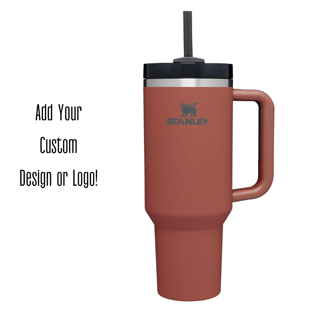 Engraved STANLEY Quencher H2.0 40oz Tumbler with Handle & Straw TT