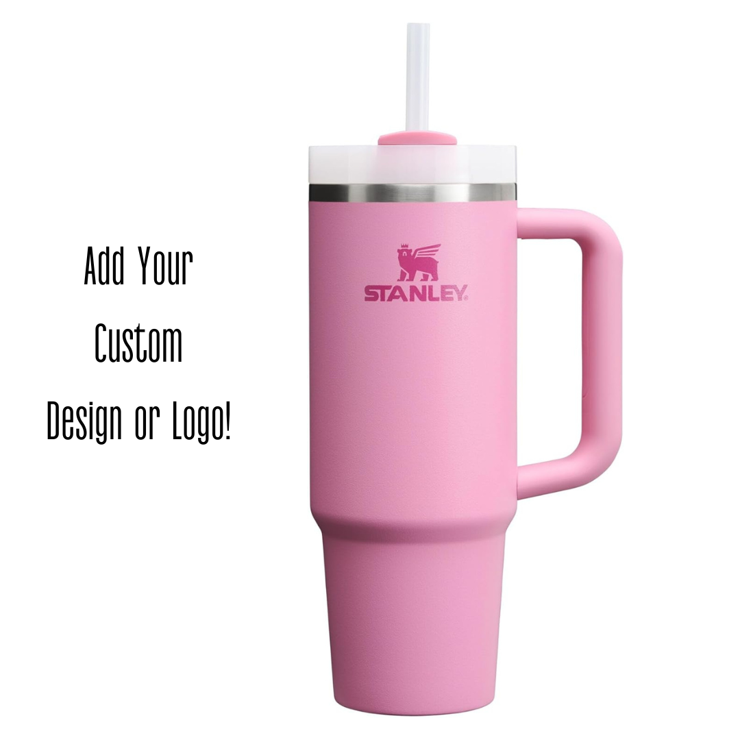 Engraved STANLEY Quencher H2.0 40oz Tumbler with Handle & Straw TT