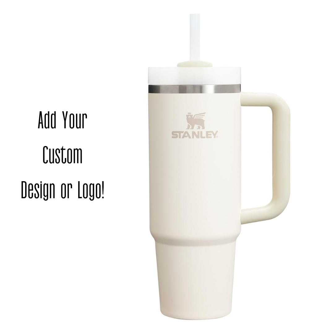 Engraved STANLEY Quencher H2.0 40oz Tumbler with Handle & Straw