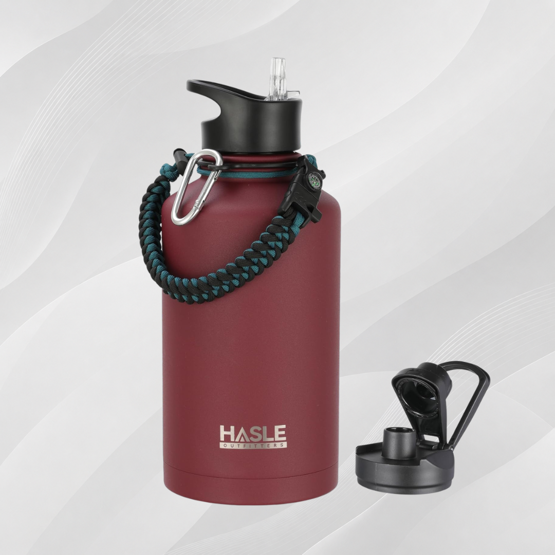 Engraved Insulated Water Bottle | 22oz-64oz Stainless Steel with Straw & Spout Lid TT