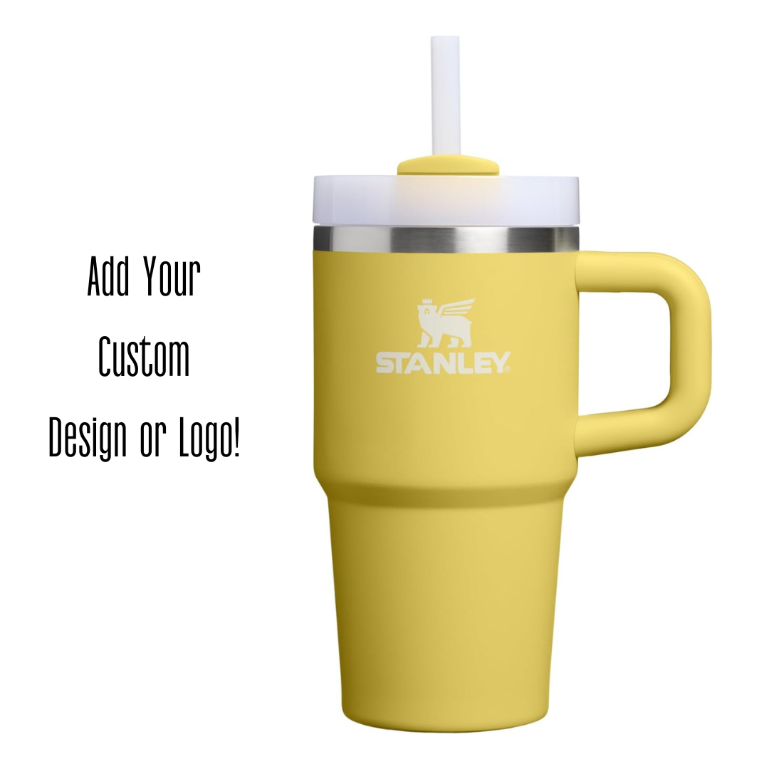 Engraved STANLEY Quencher H2.0 40oz Tumbler with Handle & Straw