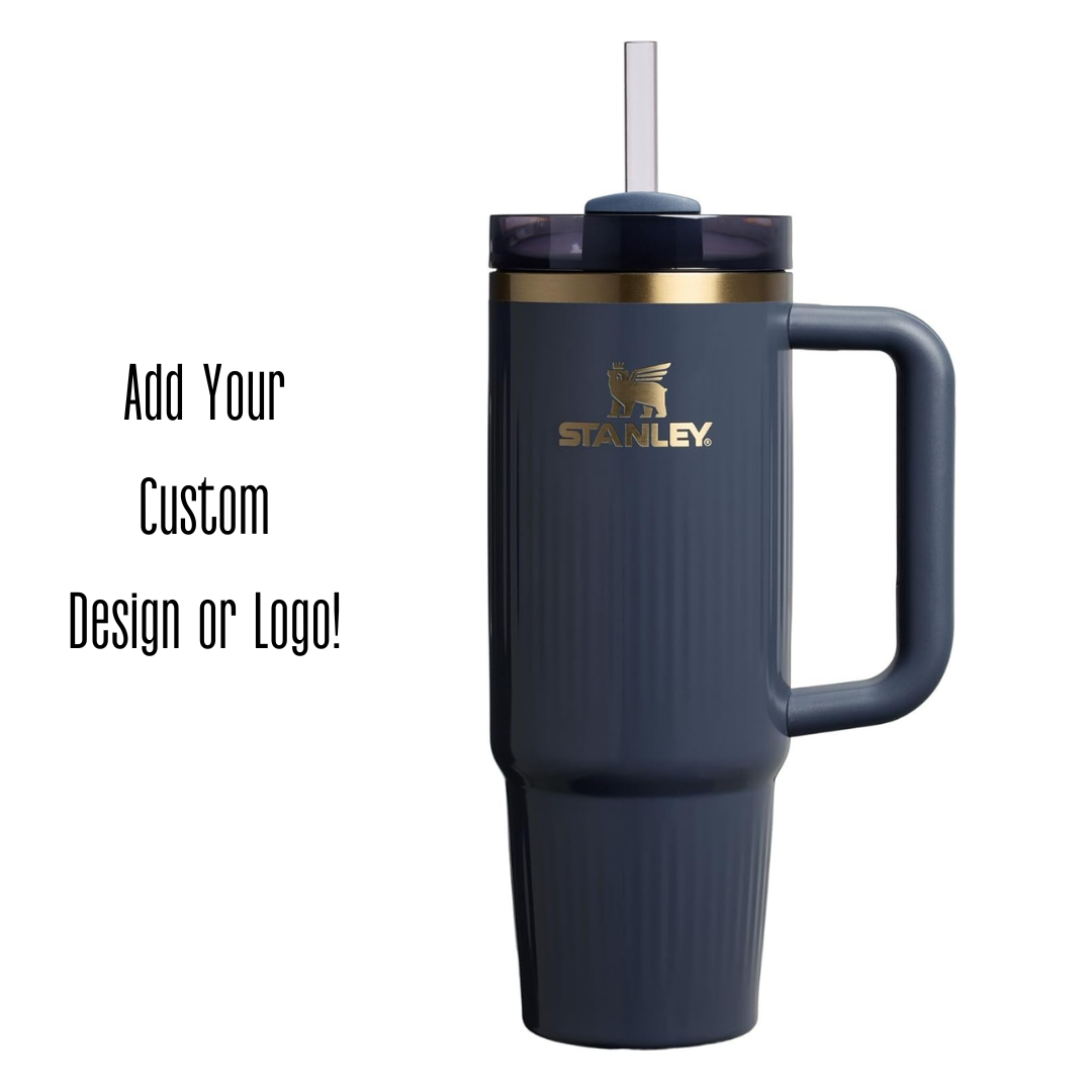 Engraved STANLEY Quencher H2.0 40oz Tumbler with Handle & Straw TT
