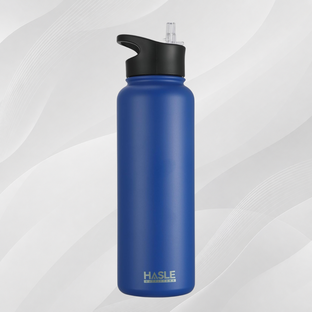 Engraved Insulated Water Bottle | 22oz-64oz Stainless Steel with Straw & Spout Lid