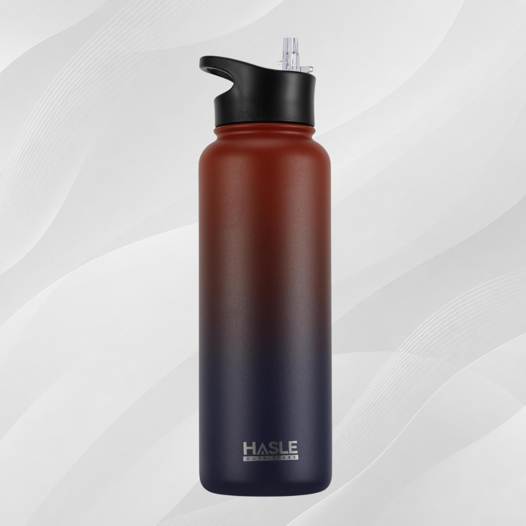 Engraved Insulated Water Bottle | 22oz-64oz Stainless Steel with Straw & Spout Lid