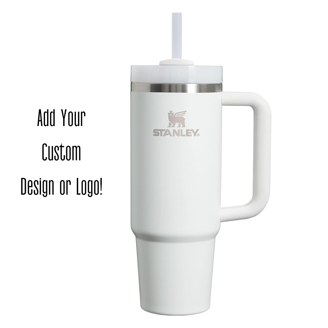 Engraved STANLEY Quencher H2.0 40oz Tumbler with Handle & Straw