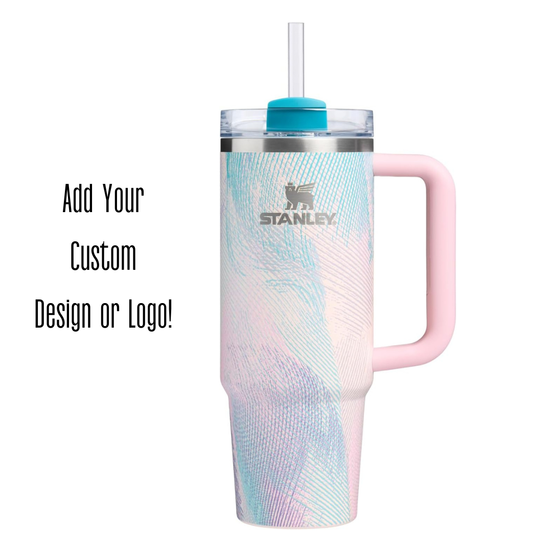 Engraved STANLEY Quencher H2.0 40oz Tumbler with Handle & Straw TT