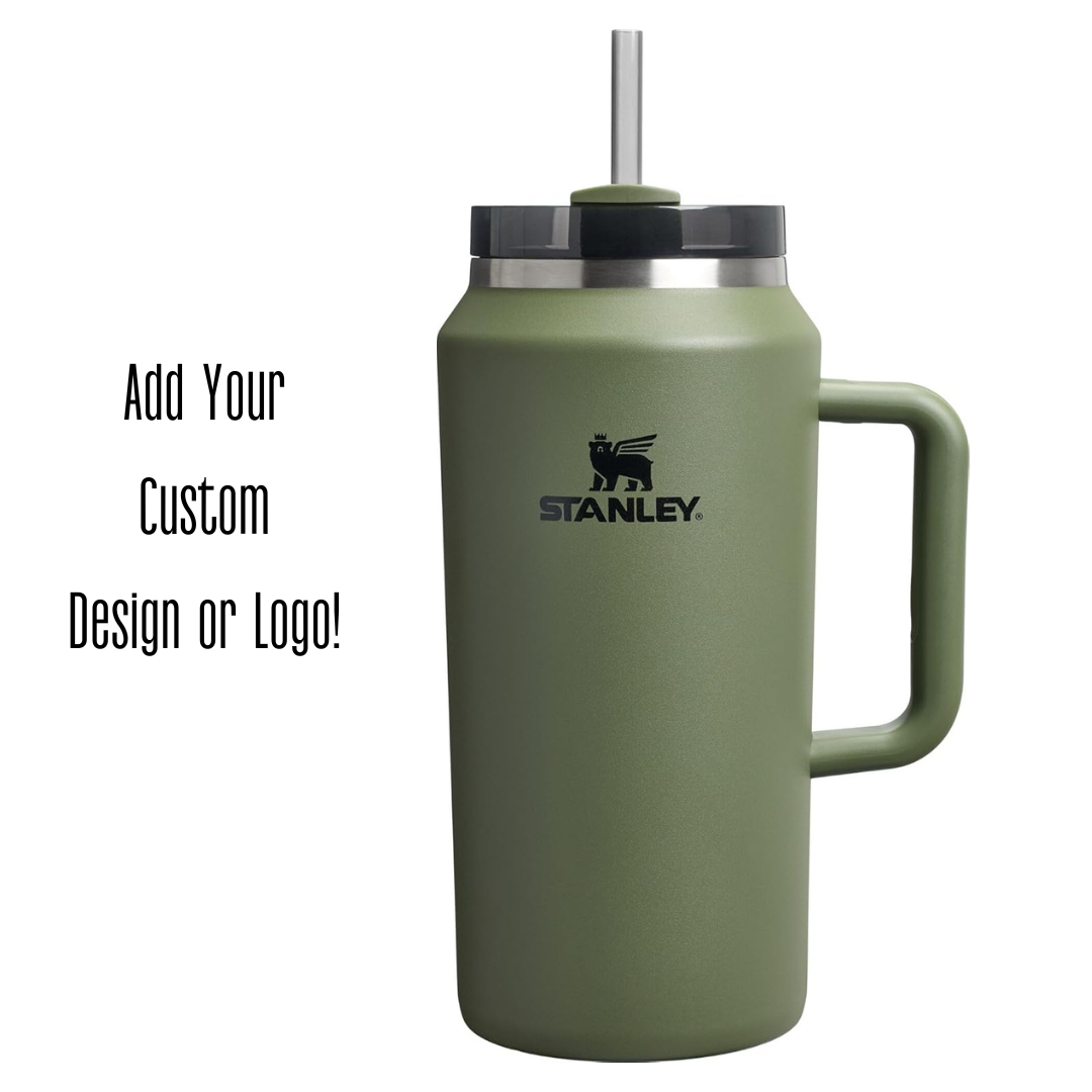 Engraved STANLEY Quencher H2.0 40oz Tumbler with Handle & Straw