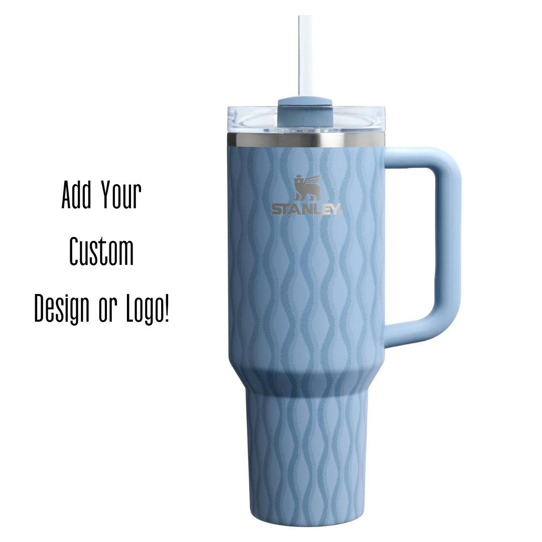 Engraved STANLEY Quencher H2.0 40oz Tumbler with Handle & Straw TT