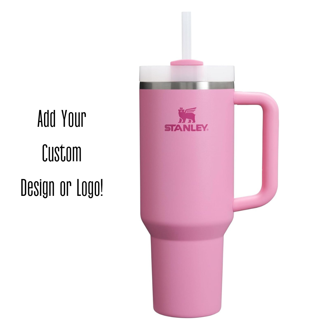 Engraved STANLEY Quencher H2.0 40oz Tumbler with Handle & Straw
