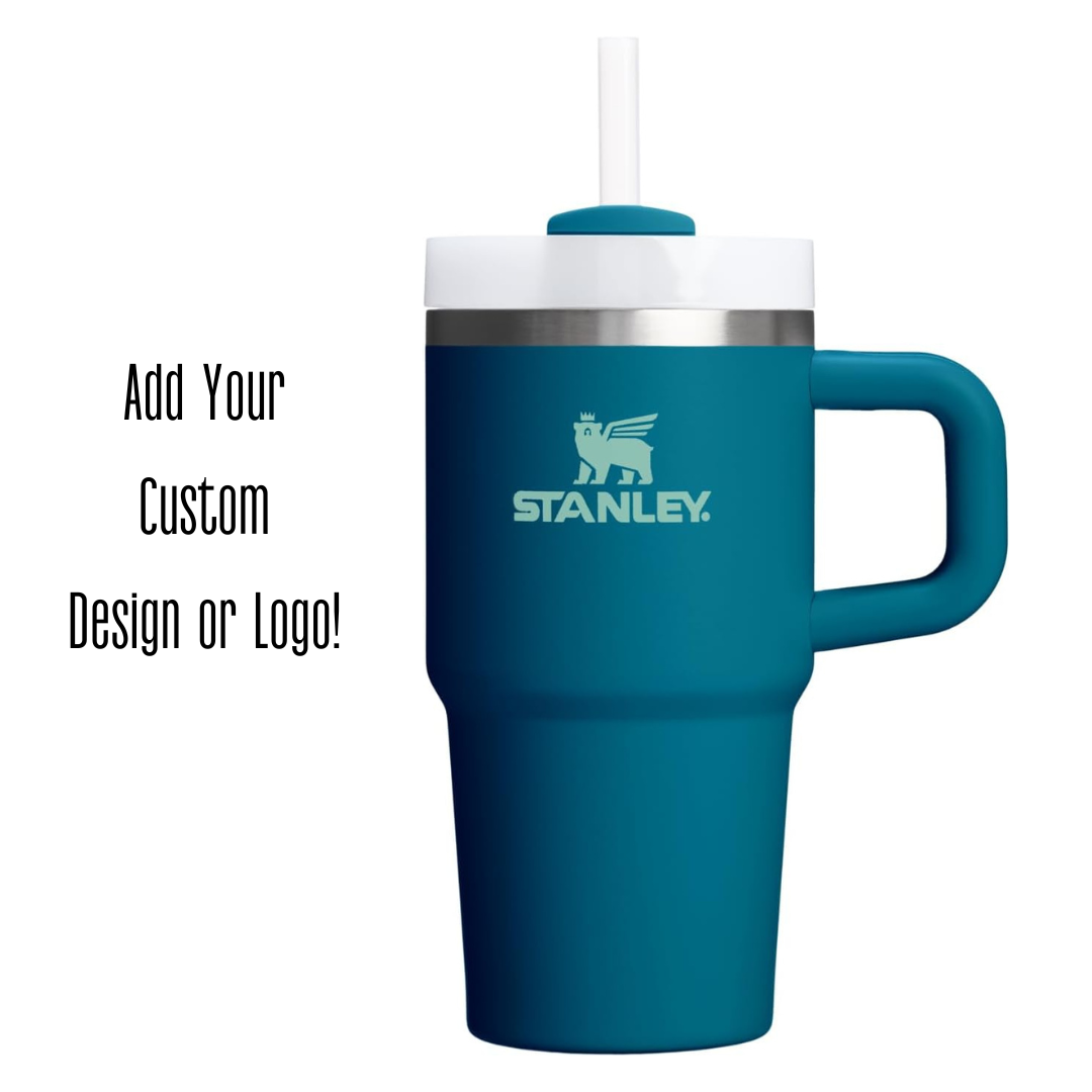 Engraved STANLEY Quencher H2.0 40oz Tumbler with Handle & Straw