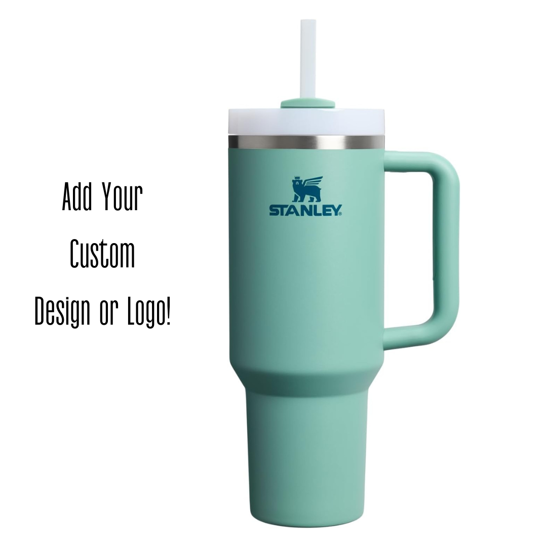 Engraved STANLEY Quencher H2.0 40oz Tumbler with Handle & Straw