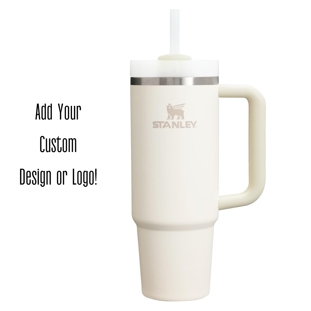 Engraved STANLEY Quencher H2.0 40oz Tumbler with Handle & Straw