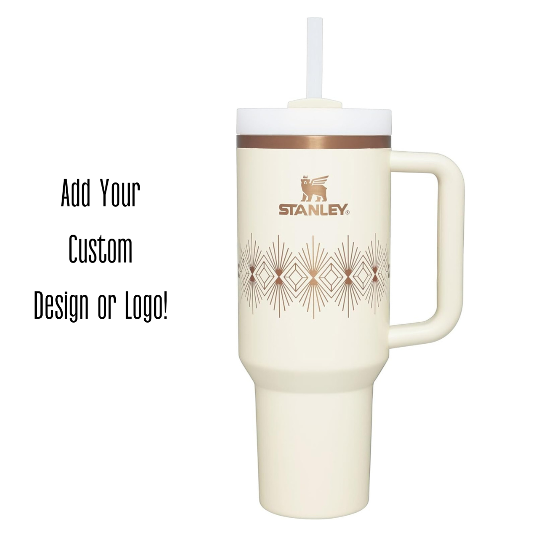 Engraved STANLEY Quencher H2.0 40oz Tumbler with Handle & Straw TT