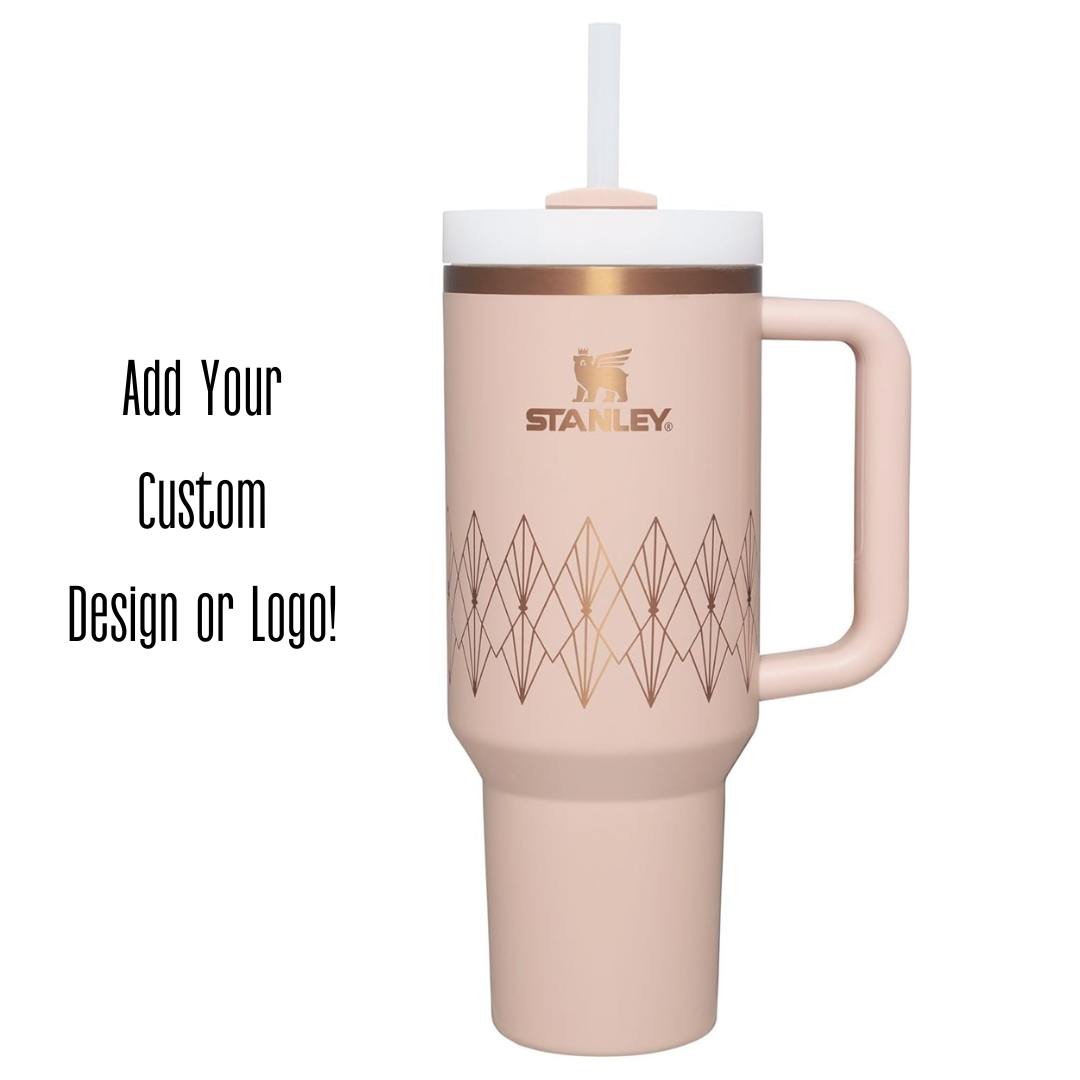 Engraved STANLEY Quencher H2.0 40oz Tumbler with Handle & Straw TT