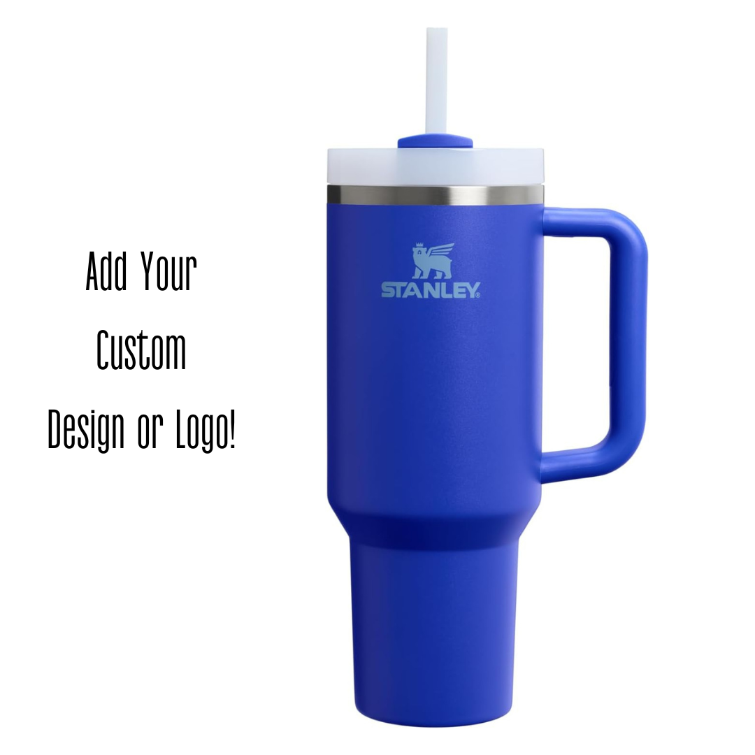 Engraved STANLEY Quencher H2.0 40oz Tumbler with Handle & Straw