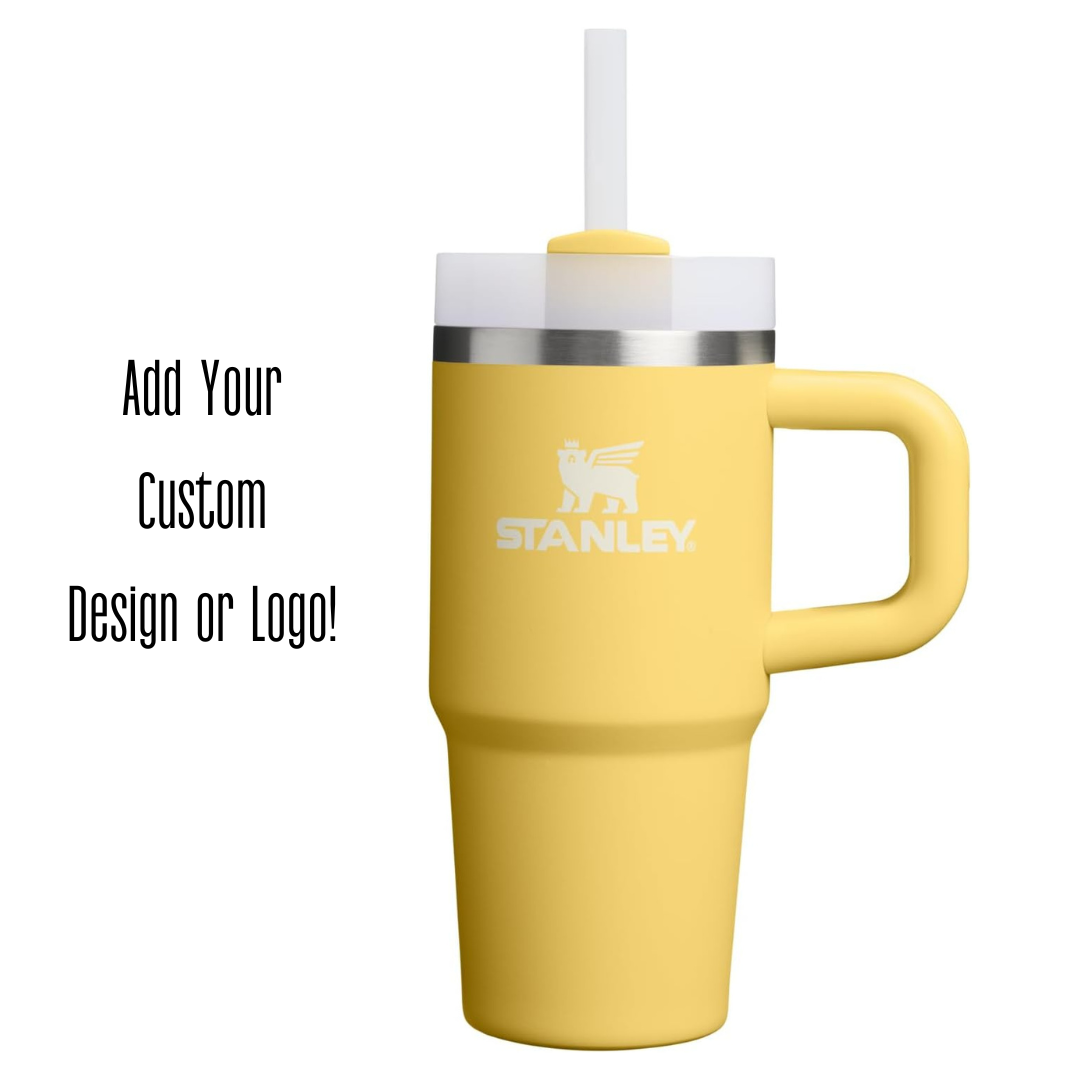 Engraved STANLEY Quencher H2.0 40oz Tumbler with Handle & Straw