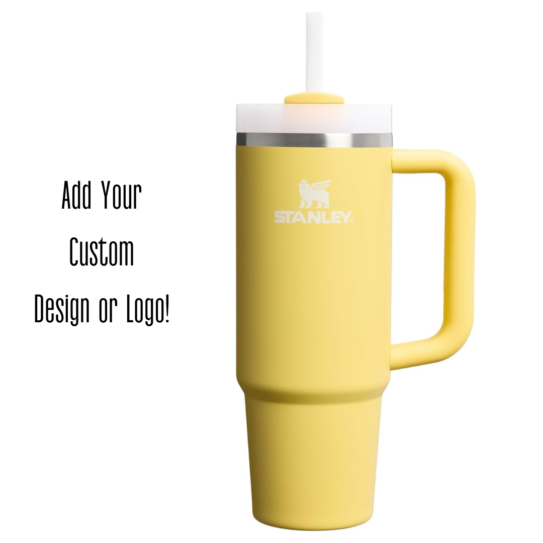 Engraved STANLEY Quencher H2.0 40oz Tumbler with Handle & Straw TT