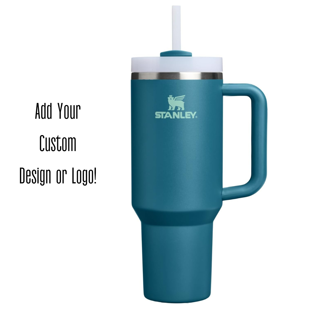 Engraved STANLEY Quencher H2.0 40oz Tumbler with Handle & Straw TT