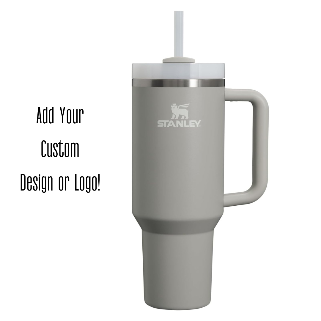 Engraved STANLEY Quencher H2.0 40oz Tumbler with Handle & Straw