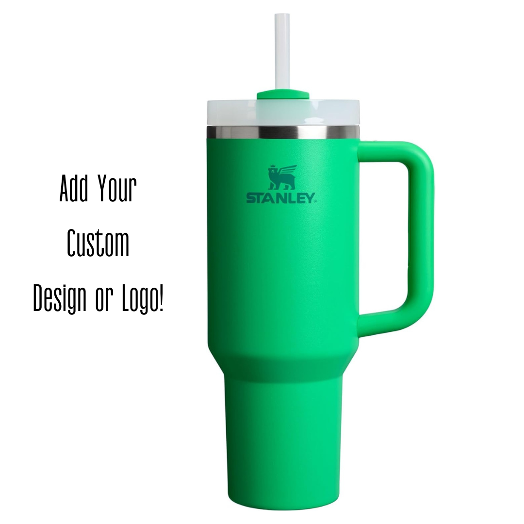 Engraved STANLEY Quencher H2.0 40oz Tumbler with Handle & Straw TT