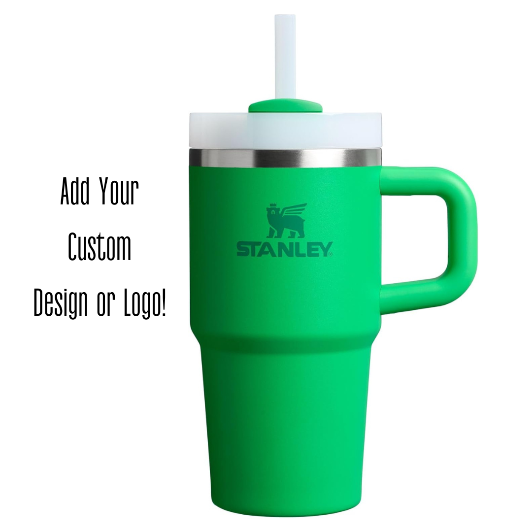 Engraved STANLEY Quencher H2.0 40oz Tumbler with Handle & Straw
