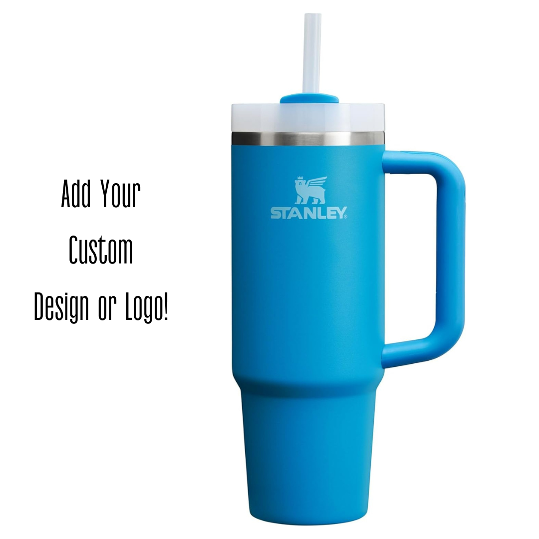 Engraved STANLEY Quencher H2.0 40oz Tumbler with Handle & Straw TT