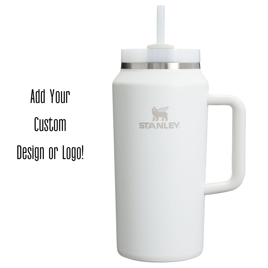 Engraved STANLEY Quencher H2.0 40oz Tumbler with Handle & Straw
