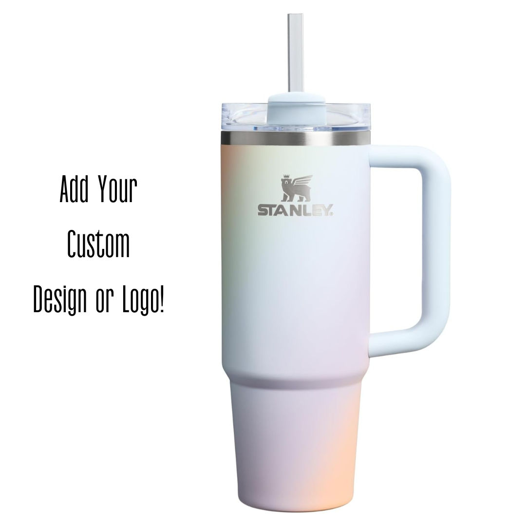 Engraved STANLEY Quencher H2.0 40oz Tumbler with Handle & Straw
