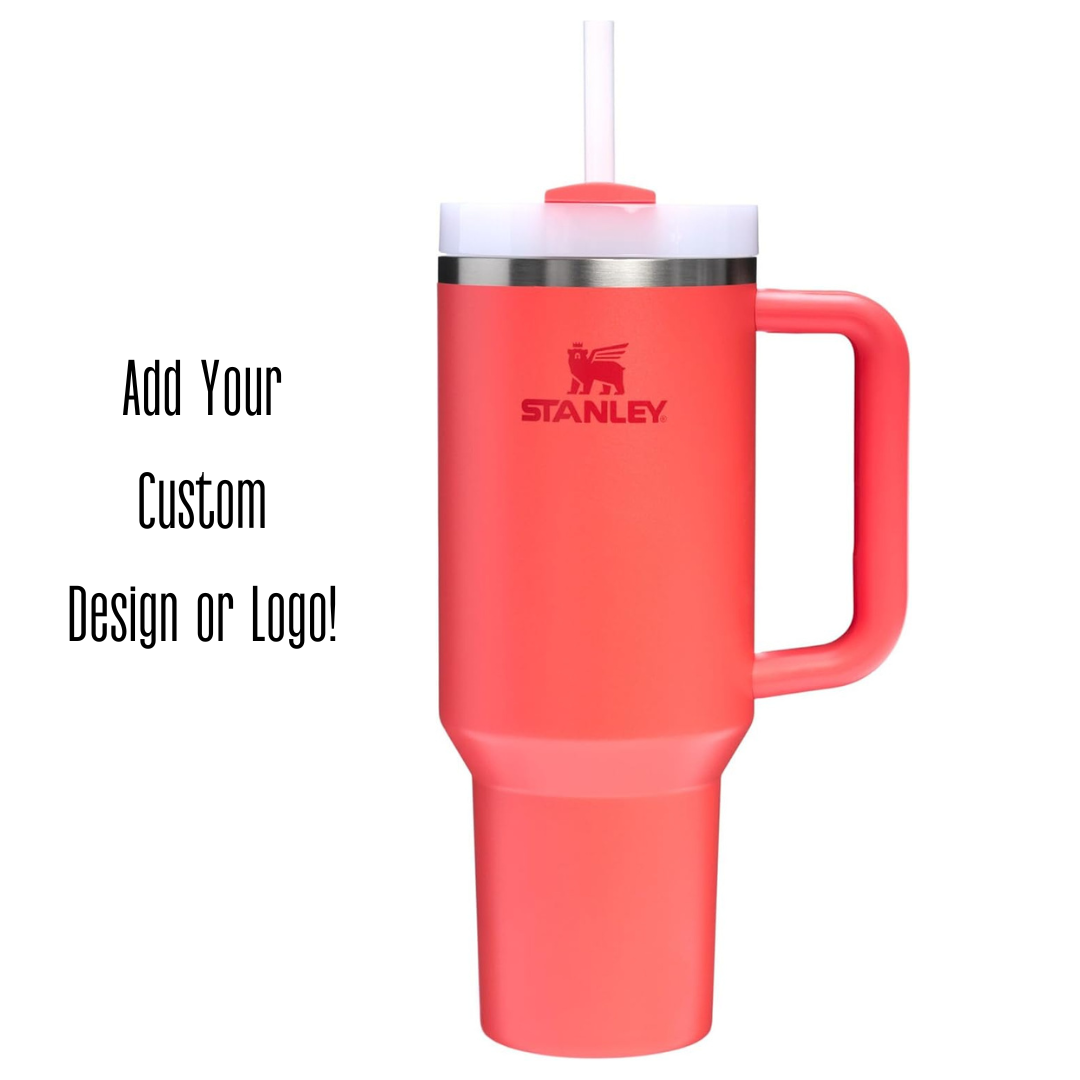 Engraved STANLEY Quencher H2.0 40oz Tumbler with Handle & Straw TT