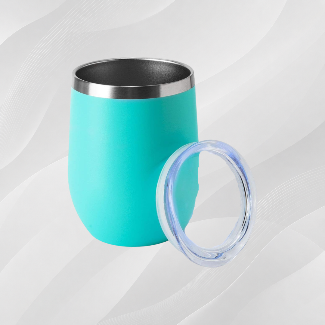 Engraved 10oz-12oz Insulated Tumbler with Lid & Straw – Stainless Steel Coffee or Wine Mug