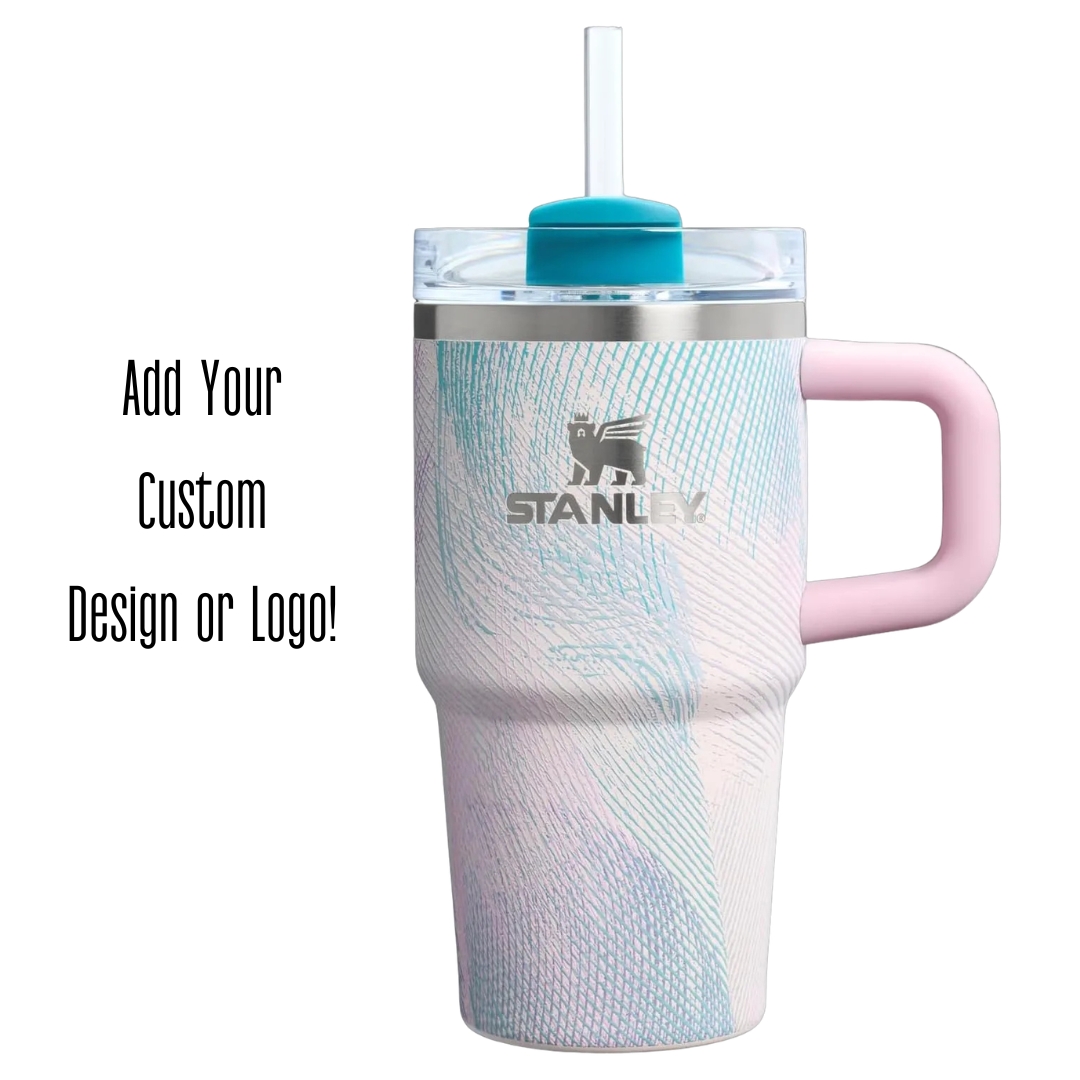 Engraved STANLEY Quencher H2.0 40oz Tumbler with Handle & Straw