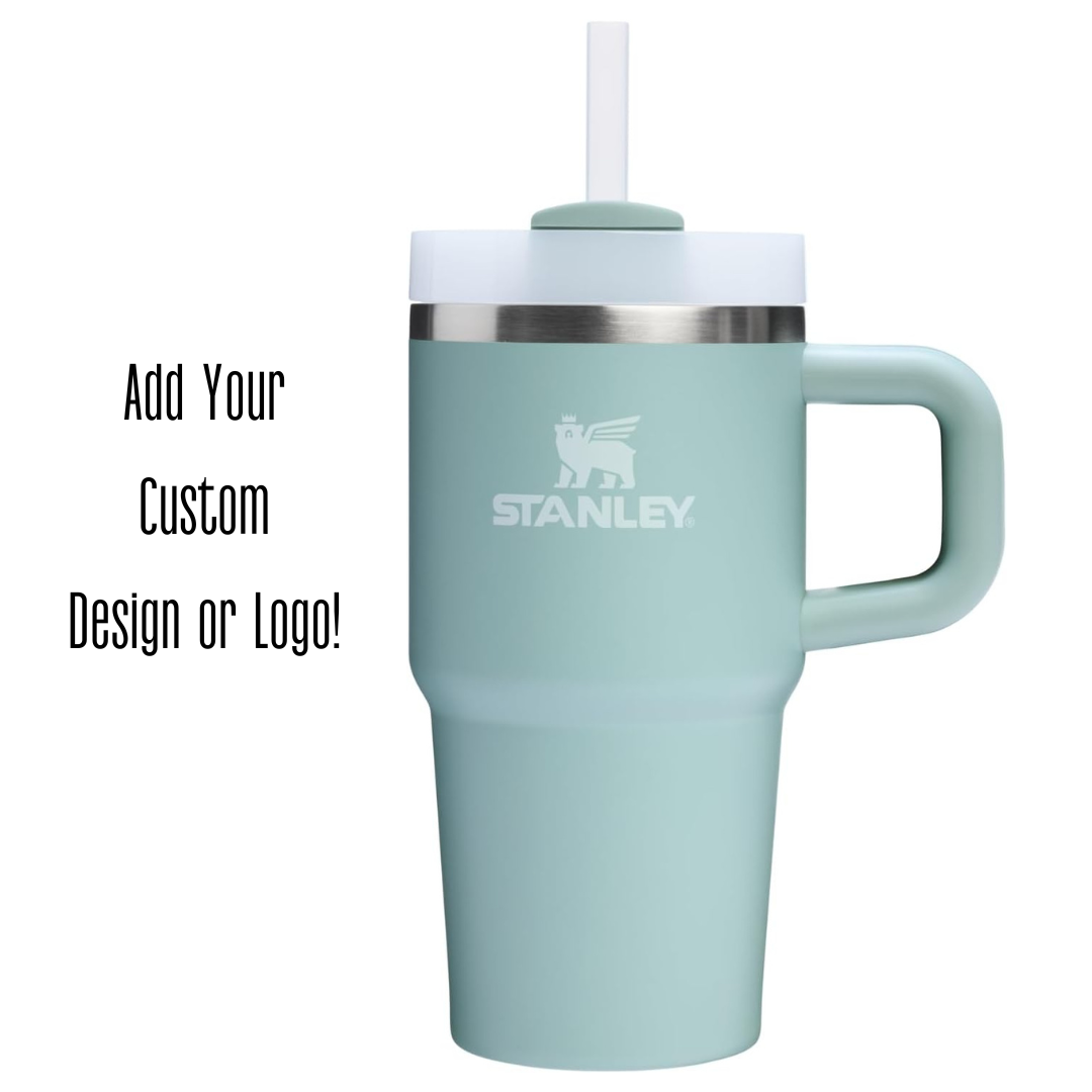 Engraved STANLEY Quencher H2.0 40oz Tumbler with Handle & Straw TT