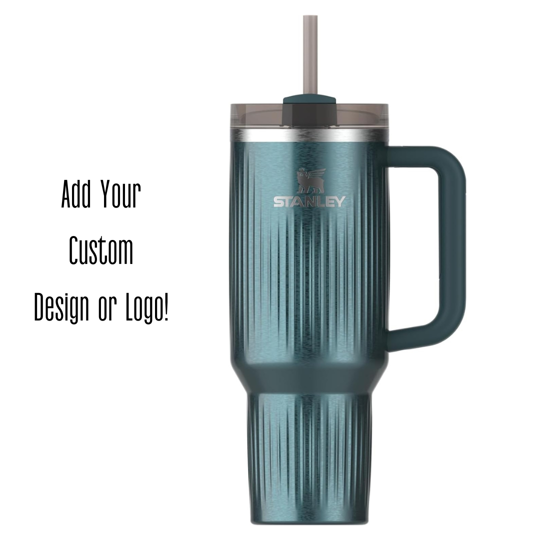 Engraved STANLEY Quencher H2.0 40oz Tumbler with Handle & Straw