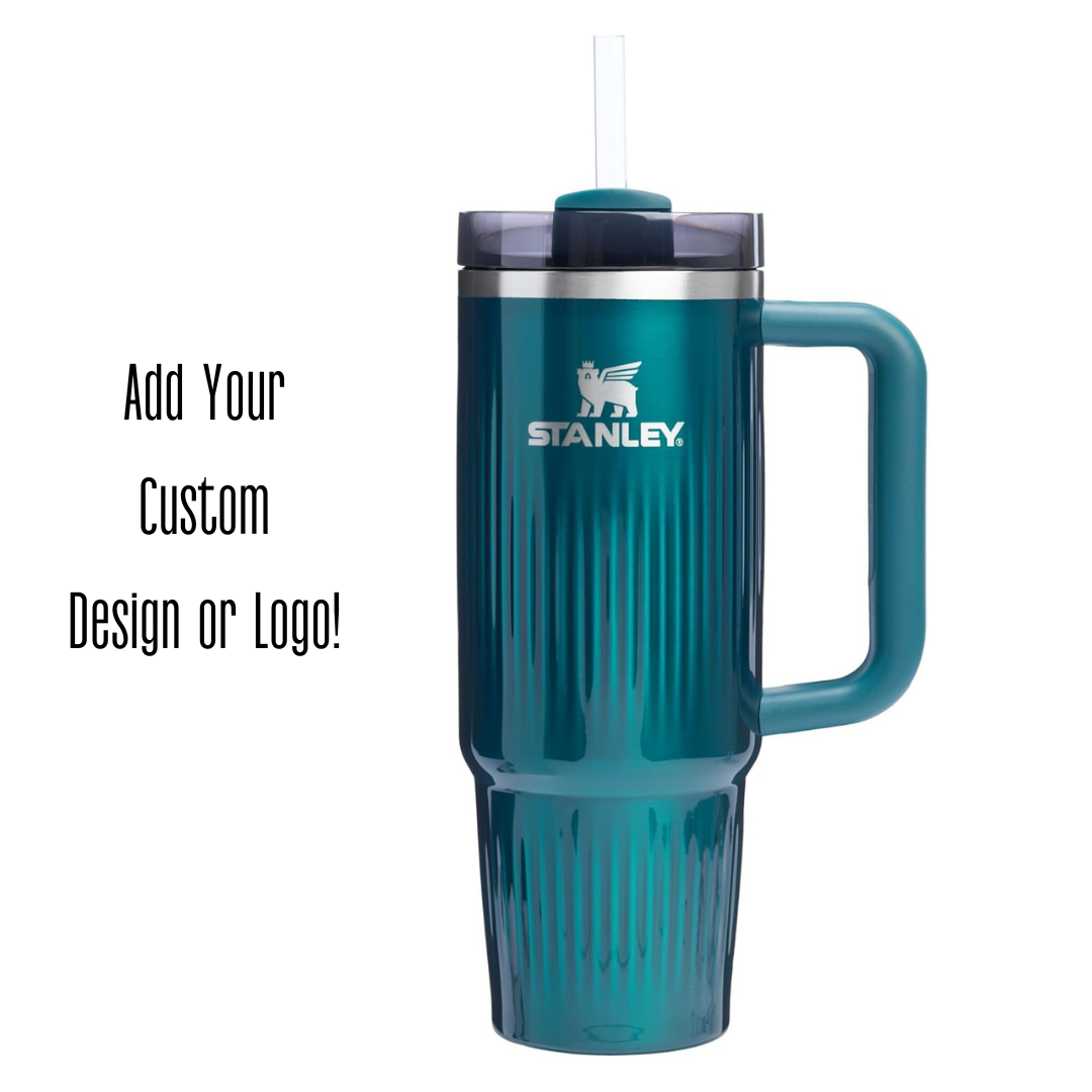 Engraved STANLEY Quencher H2.0 40oz Tumbler with Handle & Straw