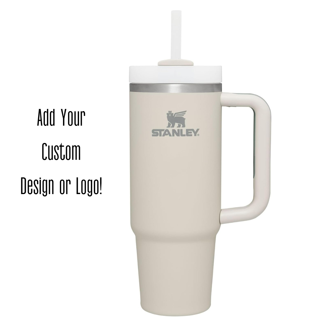 Engraved STANLEY Quencher H2.0 40oz Tumbler with Handle & Straw TT