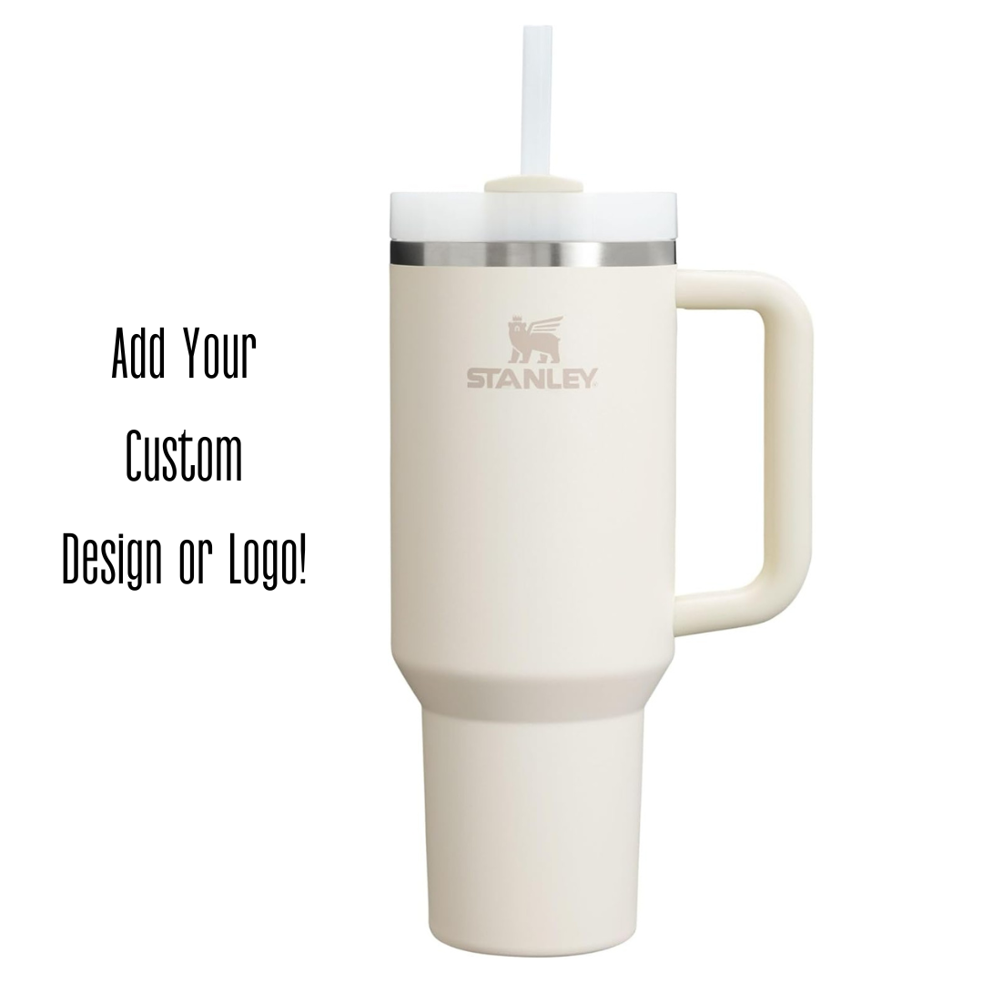Engraved STANLEY Quencher H2.0 40oz Tumbler with Handle & Straw