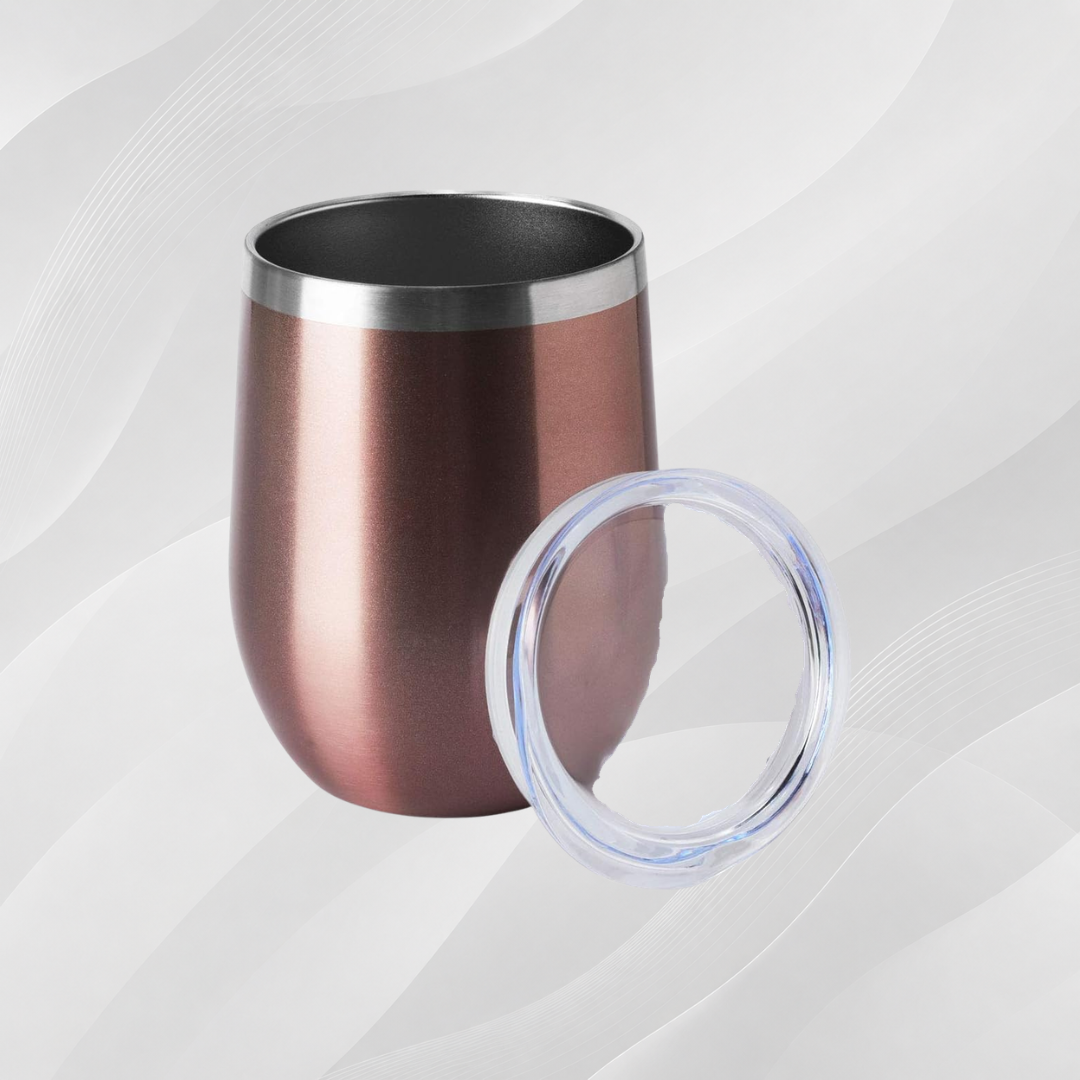 Engraved 10oz-12oz Insulated Tumbler with Lid & Straw – Stainless Steel Coffee or Wine Mug