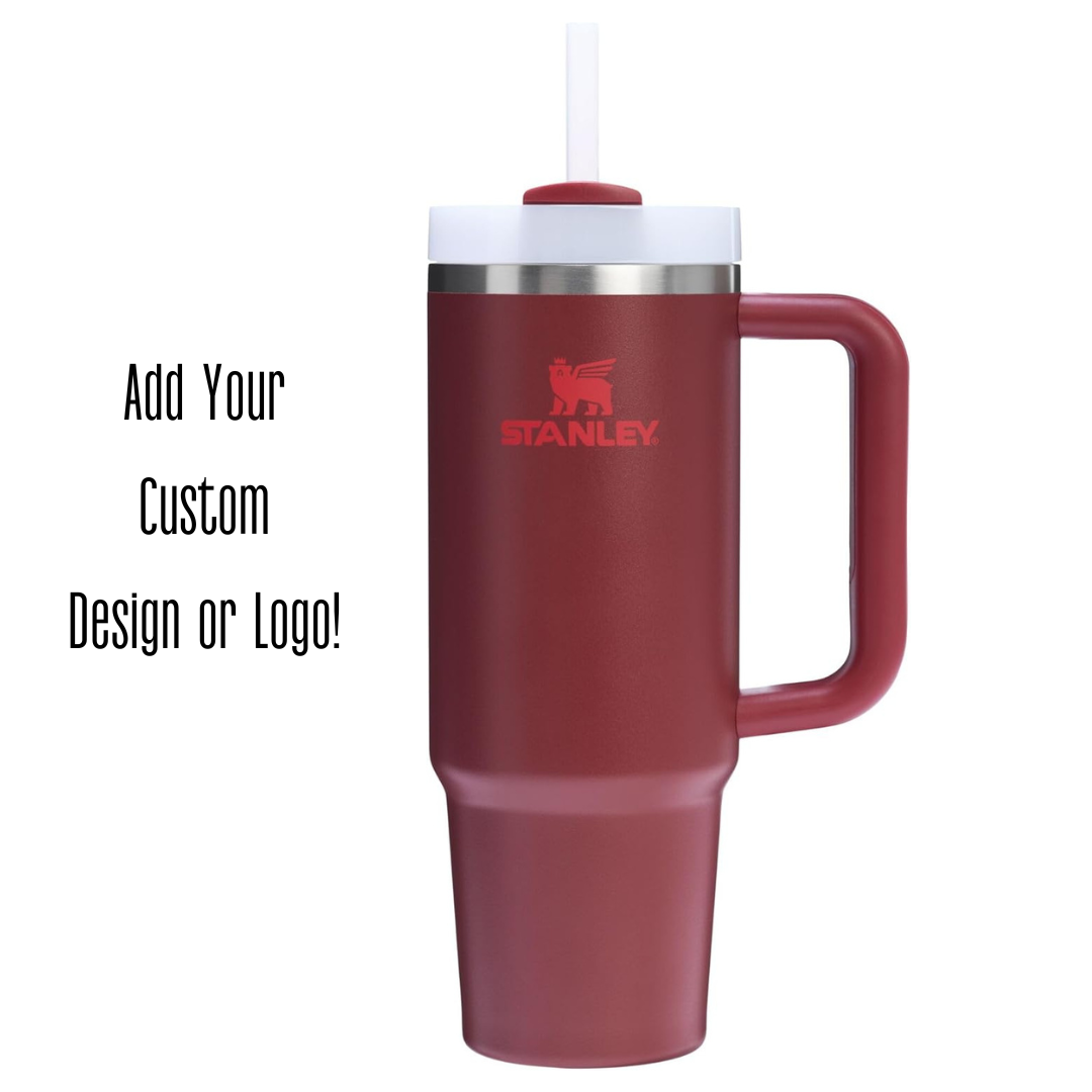 Engraved STANLEY Quencher H2.0 40oz Tumbler with Handle & Straw TT