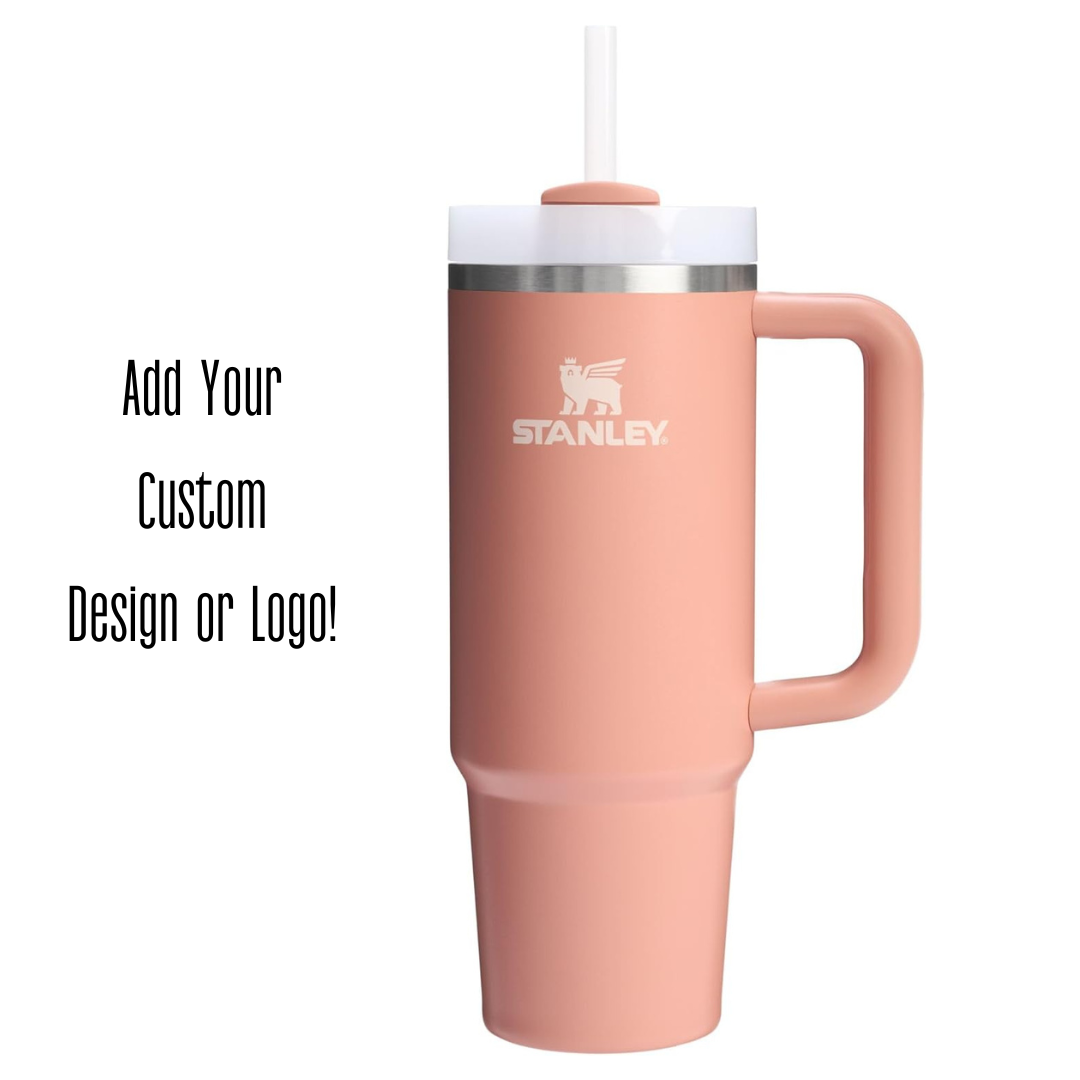 Engraved STANLEY Quencher H2.0 40oz Tumbler with Handle & Straw TT
