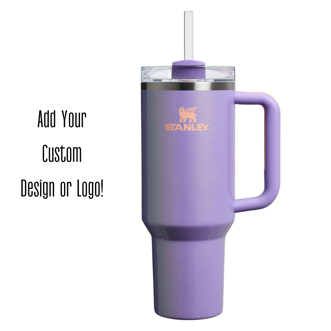Engraved STANLEY Quencher H2.0 40oz Tumbler with Handle & Straw TT