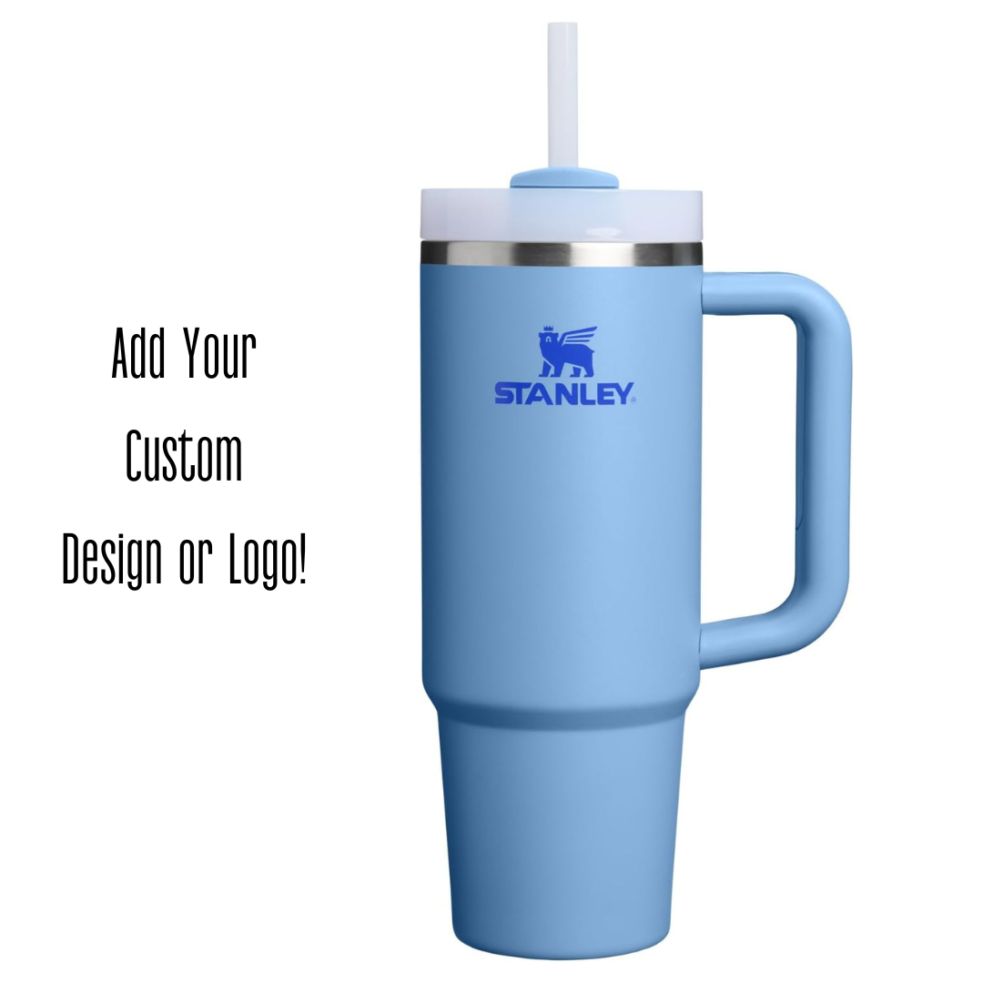 Engraved STANLEY Quencher H2.0 40oz Tumbler with Handle & Straw
