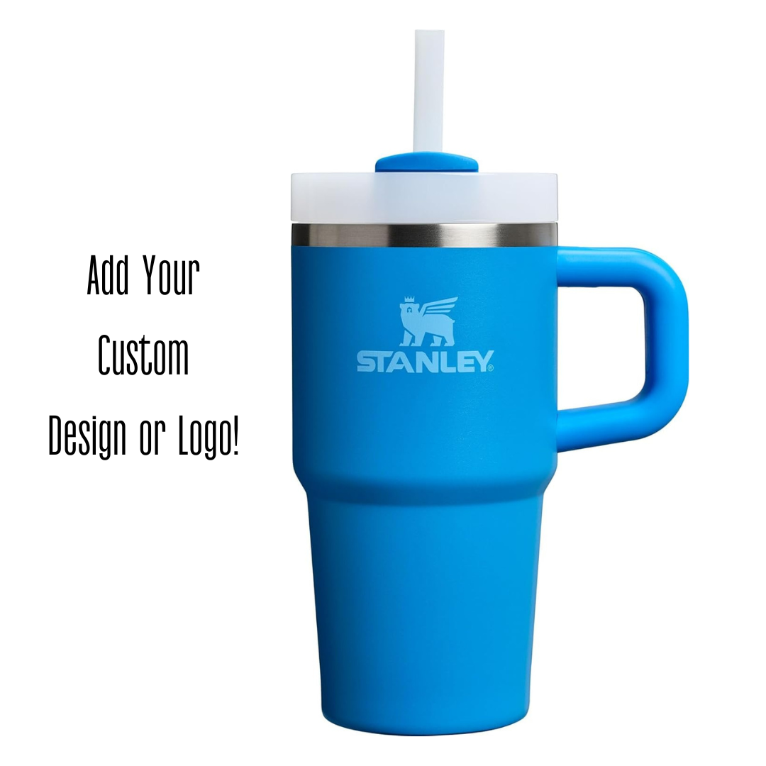 Engraved STANLEY Quencher H2.0 40oz Tumbler with Handle & Straw