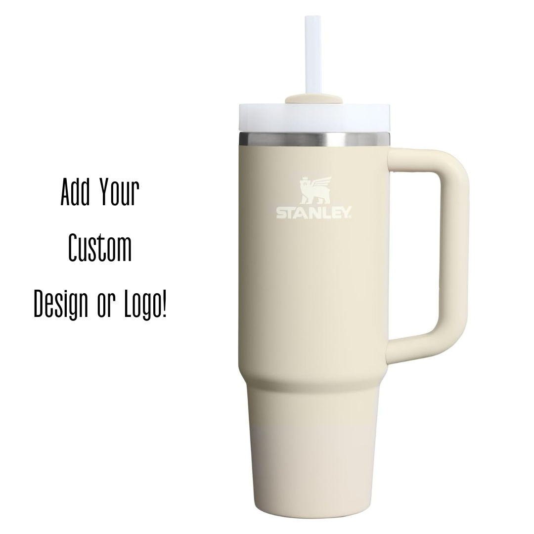 Engraved STANLEY Quencher H2.0 40oz Tumbler with Handle & Straw TT