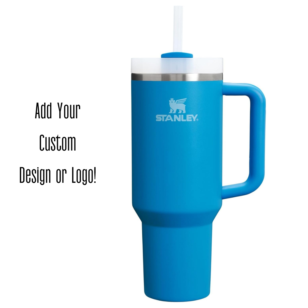 Engraved STANLEY Quencher H2.0 40oz Tumbler with Handle & Straw