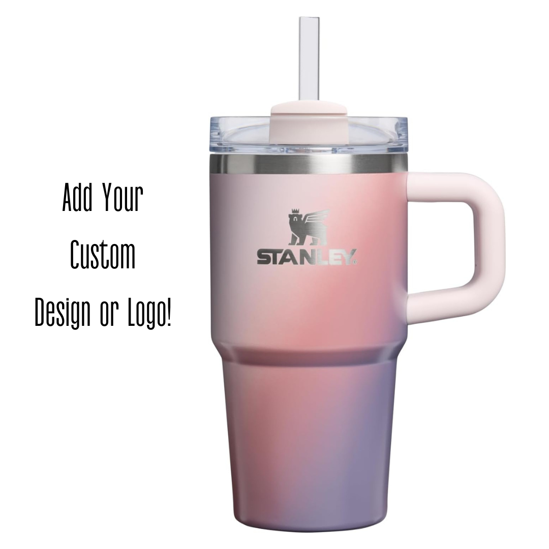 Engraved STANLEY Quencher H2.0 40oz Tumbler with Handle & Straw TT