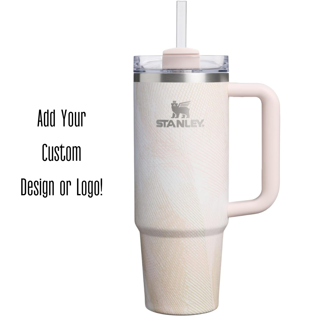 Engraved STANLEY Quencher H2.0 40oz Tumbler with Handle & Straw TT