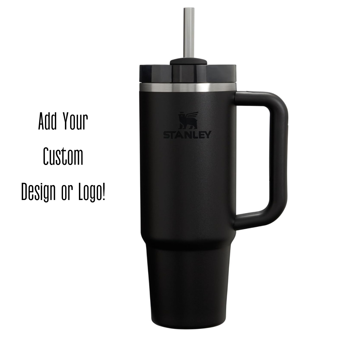 Engraved STANLEY Quencher H2.0 40oz Tumbler with Handle & Straw